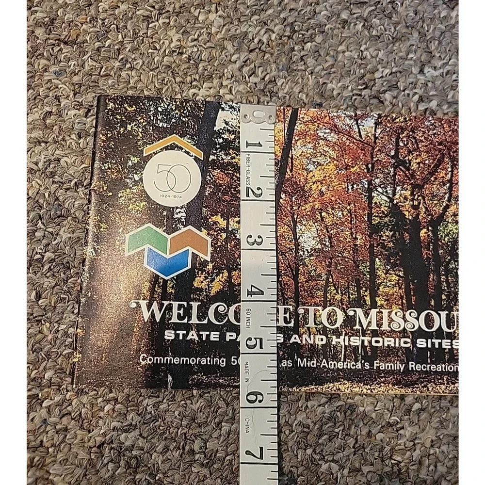 Vtg 1974 Welcome to Missouri Booklet State Parks Historic‎ Sites Travel Guide